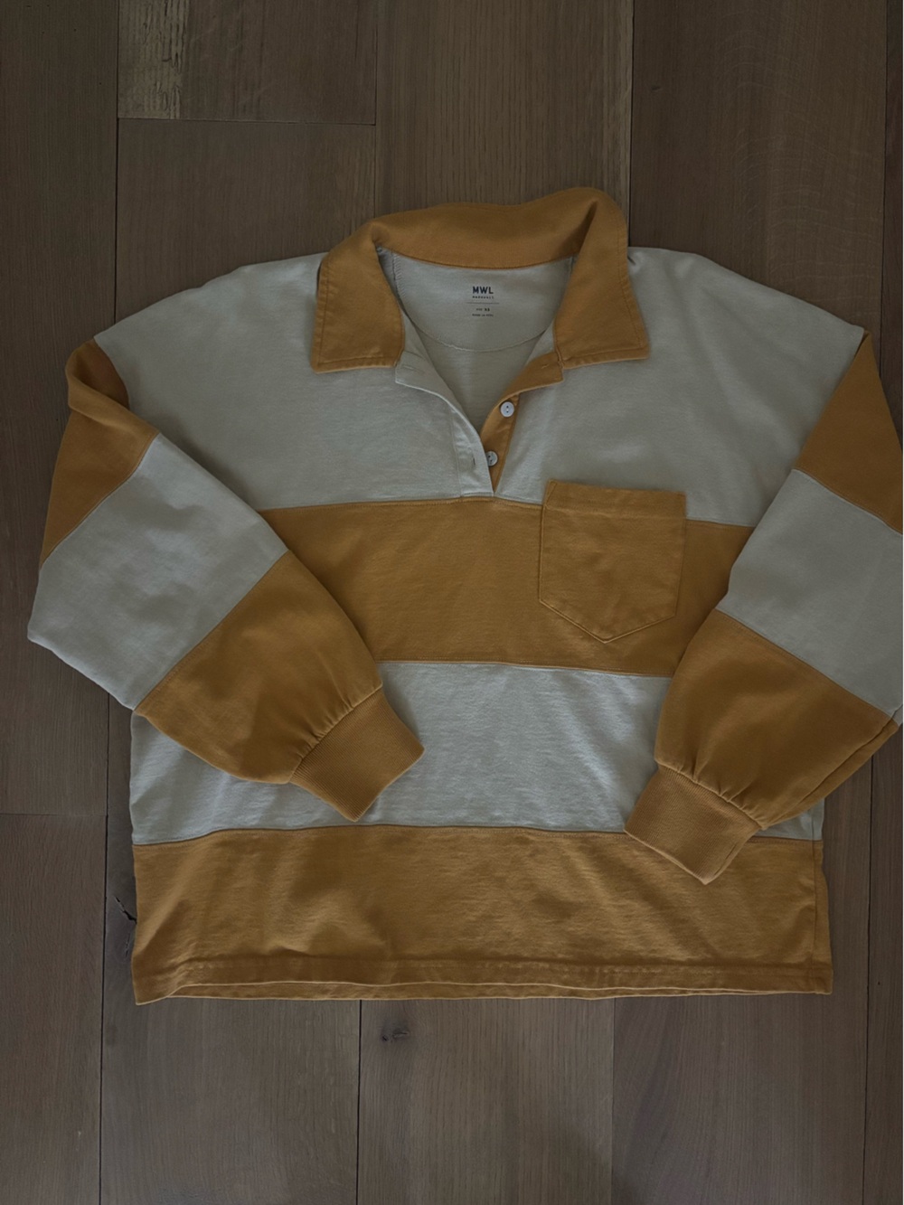 Collared rugby shirt